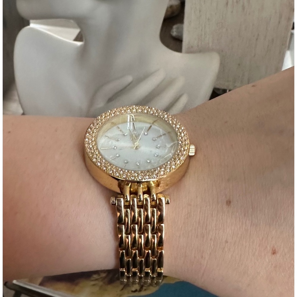 🆕 I.N.C. Women’s Gold Crystal Watch